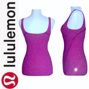 Lululemon pink workout tank top